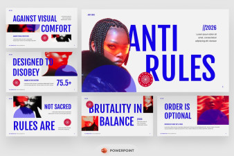 Anti-Design Culture PowerPoint Template